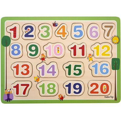 Barbo Toys 6372 Puzzle - Pädagogisches Zählspiel - 123 Teile Barbo Toys 6372 Puzzle - Pädagogisches Zählspiel - 123 Teile