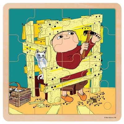 Puzzle de construction Alfons Åberg - 16 pièces - Jouet éducatif - Publicité Puzzle de construction Alfons Åberg - 16 pièces - Jouet éducatif - Publicité