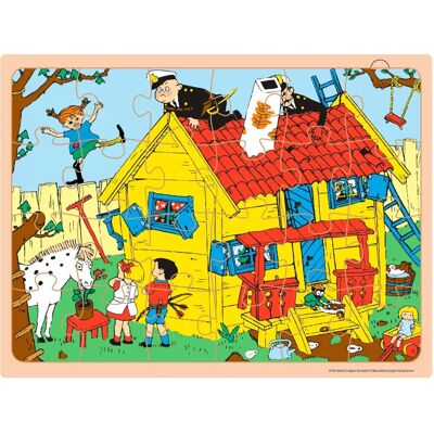 Barbo Toys Pippi Holzpuzzle - 24 Teile - Puzzle Barbo Toys Pippi Holzpuzzle - 24 Teile - Puzzle