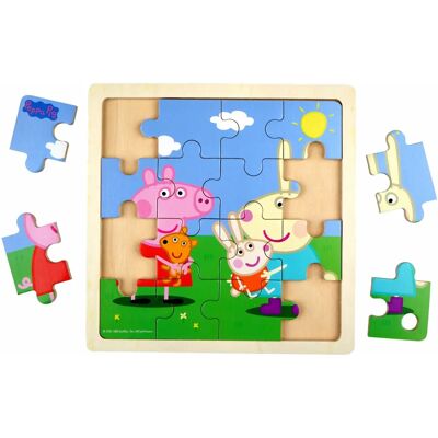 Barbo Toys 9033 Puzzle - Träramme tecknad 16 delar - 3+ år Barbo Toys 9033 Puzzle - Träramme tecknad 16 delar - 3+ år
