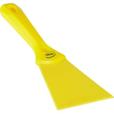 Vikan Handschaber - 100mm, Gelb - Handwerkzeug für empfindliche Oberflächen Vikan Handschaber - 100mm, Gelb - Handwerkzeug für empfindliche Oberflächen