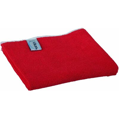 Vikan Paños de Microfibra Rojos - Pack de 5 - Limpieza Vikan Paños de Microfibra Rojos - Pack de 5 - Limpieza
