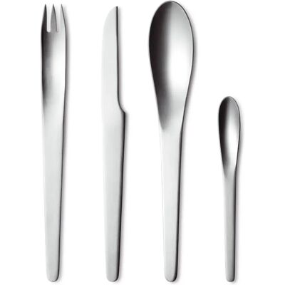 Georg Jensen Arne Jacobsen 24-teiliges Besteck-Set - Silber Georg Jensen Arne Jacobsen 24-teiliges Besteck-Set - Silber