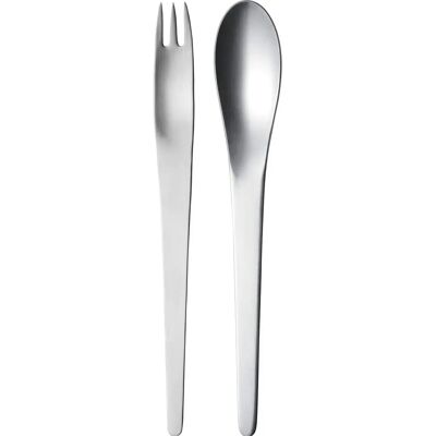 Georg Jensen Arne Jacobsen Bestikk-Sett - Sølv Georg Jensen Arne Jacobsen Bestikk-Sett - Sølv