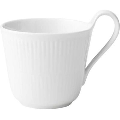 Tasse White Fluted de Royal Copenhagen avec haut manche 33cl Tasse White Fluted de Royal Copenhagen avec haut manche 33cl