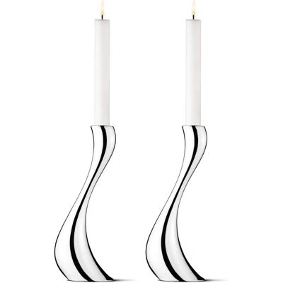 Georg Jensen Cobra Large kynttilänjalka - Hopea Georg Jensen Cobra Large kynttilänjalka - Hopea