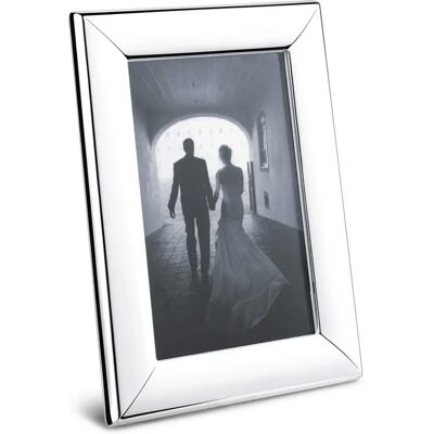 Georg Jensen Silver Modern Picture Frame - 5x7 - Stainless Steel Georg Jensen Silver Modern Picture Frame - 5x7 - Stainless Steel