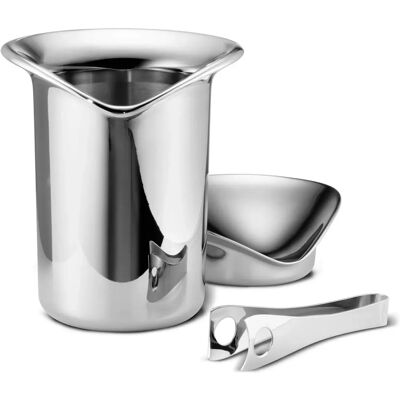 Georg Jensen Silber Wein & Bar Eiskübel - Eiskübel, Edelstahl Georg Jensen Silber Wein & Bar Eiskübel - Eiskübel, Edelstahl