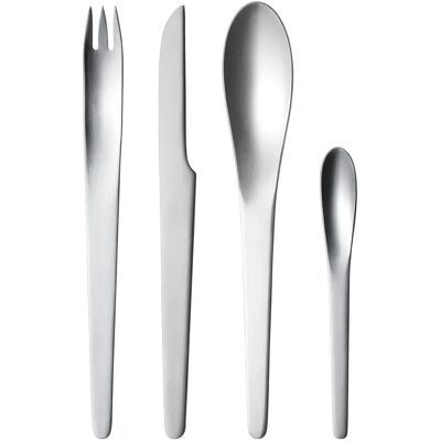 Georg Jensen Arne Jacobsen 16-tlg. Besteckset - Matt Georg Jensen Arne Jacobsen 16-tlg. Besteckset - Matt
