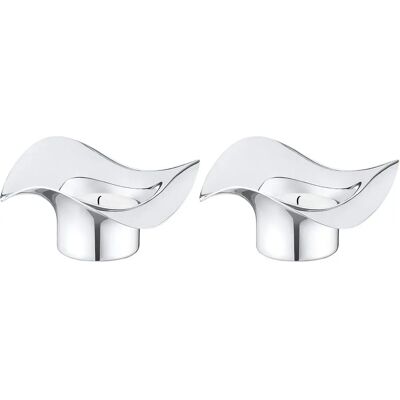 Georg Jensen Cobra Tealights - Set of 2 Georg Jensen Cobra Tealights - Set of 2