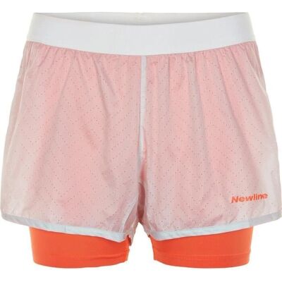 Shorts Sport Femmes Noir Orange 2-Lay - Newline - Publicité Shorts Sport Femmes Noir Orange 2-Lay - Newline - Publicité