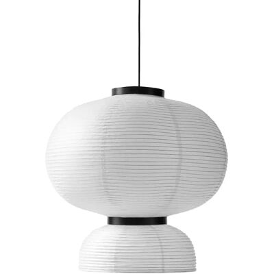 &Tradition; - Suspension Formakami JH5 - Papier de riz, Anneaux en chêne noir &Tradition; - Suspension Formakami JH5 - Papier de riz, Anneaux en chêne noir