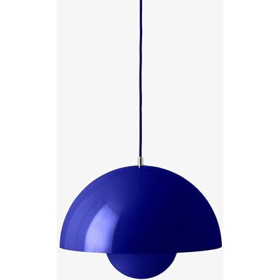 Lampe suspendue FlowerPot Bleu cobalt de Verner Panton - Type suspension Lampe suspendue FlowerPot Bleu cobalt de Verner Panton - Type suspension