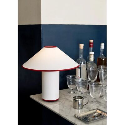 &Tradition Colette ATD6 Lampe de table - Blanc / Merlot &Tradition Colette ATD6 Lampe de table - Blanc / Merlot