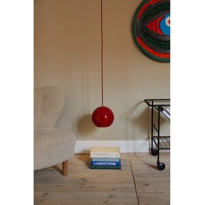 Suspension Verner Panton Topan VP6 - Rouge Vermilion - Usage intérieur Suspension Verner Panton Topan VP6 - Rouge Vermilion - Usage intérieur