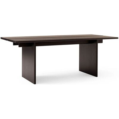&Tradition - Table à manger rectangulaire Ita OS1 - Marron foncé - Publicité &Tradition - Table à manger rectangulaire Ita OS1 - Marron foncé - Publicité