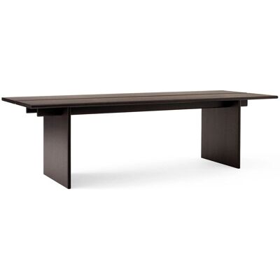 &Tradition Table à manger en chêne teinté foncé - Publicité &Tradition Table à manger en chêne teinté foncé - Publicité