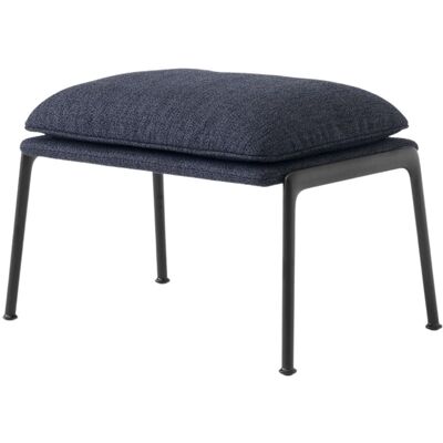 &Tradition Muno Pouf en Tissu Bleu et Acier - Repose-pieds - Publicité &Tradition Muno Pouf en Tissu Bleu et Acier - Repose-pieds - Publicité
