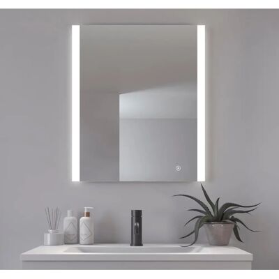 LOEVSCHALL Vega Quadratischer Badezimmer Spiegel LED Licht - Badspiegel LOEVSCHALL Vega Quadratischer Badezimmer Spiegel LED Licht - Badspiegel