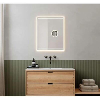 LOEVSCHALL Focus Badeværelsesspejl - LED Belysning, 75x60cm LOEVSCHALL Focus Badeværelsesspejl - LED Belysning, 75x60cm