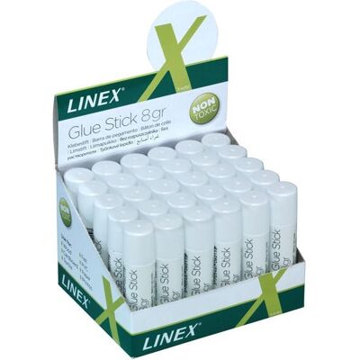 Linex GS8/D-30 Pappe Papier Kleberstift - Klebestift Linex GS8/D-30 Pappe Papier Kleberstift - Klebestift