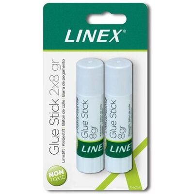 Linex Bastelkleber - 2er-Pack - 8g - Weiss Linex Bastelkleber - 2er-Pack - 8g - Weiss