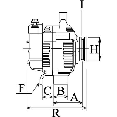 HC-CARGO 111309 - Generator - Trójfazowy, 14V, 75A HC-CARGO 111309 - Generator - Trójfazowy, 14V, 75A