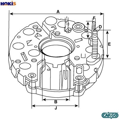 HC-Cargo F032132670 Voltage Regulator - Voltage Regulator HC-Cargo F032132670 Voltage Regulator - Voltage Regulator