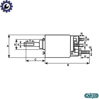 HC-Cargo F032131790 - Electromagnetic switch HC-Cargo F032131790 - Electromagnetic switch