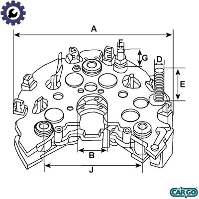 HC-Cargo F032239982 - Alternator Regulator HC-Cargo F032239982 - Alternator Regulator