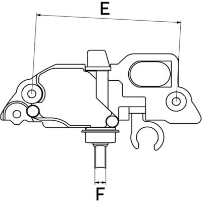 HC-Cargo F032330846 Alternator regulator - Alternator regulator HC-Cargo F032330846 Alternator regulator - Alternator regulator