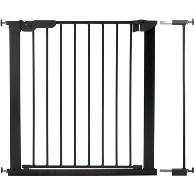 BabyDan Schwarzes Sicherheitstor mit Verlängerung - Sicherheitstor BabyDan Schwarzes Sicherheitstor mit Verlängerung - Sicherheitstor