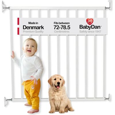 BabyDan Bøketråd Sikkerhetsport - 60,5-102cm, Veggmontert BabyDan Bøketråd Sikkerhetsport - 60,5-102cm, Veggmontert
