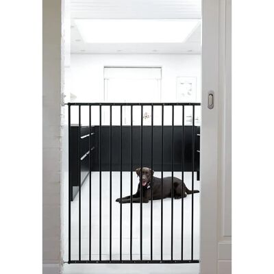 BabyDan Pet Streamline Black Pet Gate - Adjustable, Double Lock - 103.5cm H BabyDan Pet Streamline Black Pet Gate - Adjustable, Double Lock - 103.5cm H