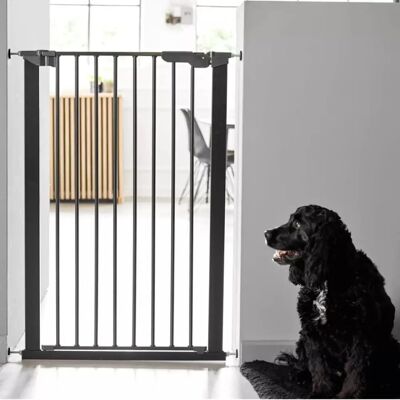 DogSpace Bonnie - Dodatkowa brama dla psa - 104,5cm - Czarna - Montaż na ciśnienie DogSpace Bonnie - Dodatkowa brama dla psa - 104,5cm - Czarna - Montaż na ciśnienie