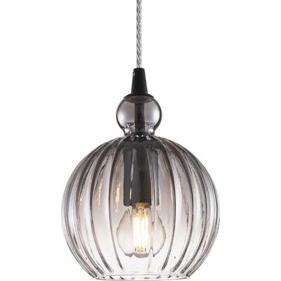 Suspension Halo Design Ball Fumée E14 - Lampe suspendue Suspension Halo Design Ball Fumée E14 - Lampe suspendue