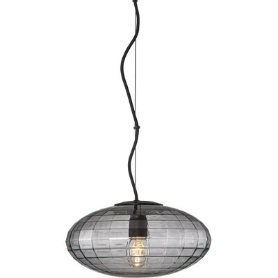 Suspension Mesh Halo Design Ø28 Fumée - Publicité Suspension Mesh Halo Design Ø28 Fumée - Publicité