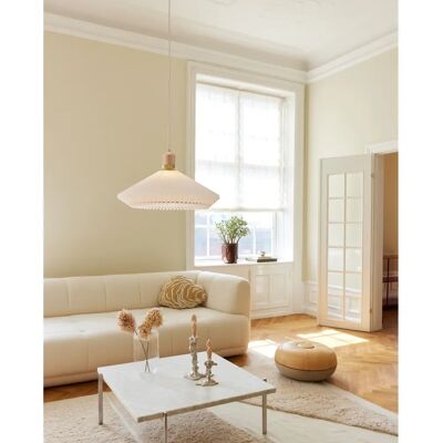 Suspension Halo Paris - 56cm Blanc Éclairage Élégant Suspension Halo Paris - 56cm Blanc Éclairage Élégant