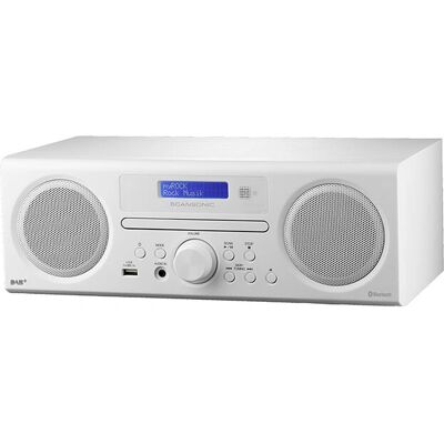 Scansonic DA310 - DAB+ FM Bluetooth Radio - Weiß - Radio Scansonic DA310 - DAB+ FM Bluetooth Radio - Weiß - Radio