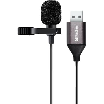 Sandberg 126-19 Mikrofon - Lavalier, USB, Clip, Omnidirektional Sandberg 126-19 Mikrofon - Lavalier, USB, Clip, Omnidirektional