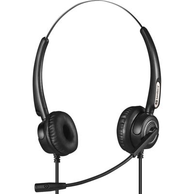 Sandberg USB+RJ9/11 Fejhallgató Pro Stereo Sandberg USB+RJ9/11 Fejhallgató Pro Stereo
