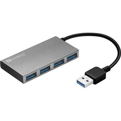 Sandberg 133-88 USB Hub - 4 Ports - White Sandberg 133-88 USB Hub - 4 Ports - White