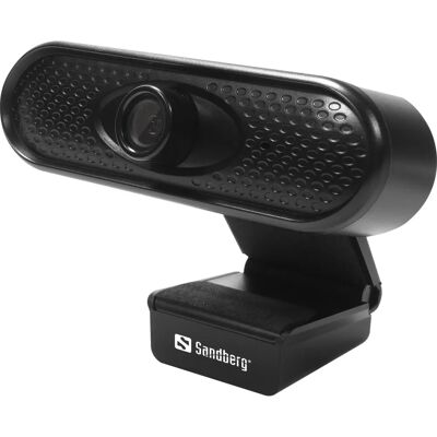 Sandberg USB-Webcam 1080P HD - Schwarz - 2 MP - 1920 x 1080 - 1080p - Mikrofon - USB 2.0 - 1,2 m Sandberg USB-Webcam 1080P HD - Schwarz - 2 MP - 1920 x 1080 - 1080p - Mikrofon - USB 2.0 - 1,2 m