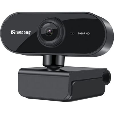 Sandberg 133-97 Webcam - Full HD 1080P - Noir - Publicité Sandberg 133-97 Webcam - Full HD 1080P - Noir - Publicité