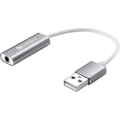 Sandberg 134-13 Grå Lydkort - USB Headset Converter Sandberg 134-13 Grå Lydkort - USB Headset Converter