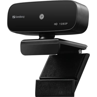 Sandberg 134-14 WebCam Autofocus 1080P HD - WebCam - 2 MP - Zwart Sandberg 134-14 WebCam Autofocus 1080P HD - WebCam - 2 MP - Zwart