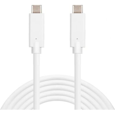 Sandberg USB-C 2M Ladekabel - Hvit Sandberg USB-C 2M Ladekabel - Hvit
