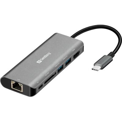 Sandberg 136-18 Docking Station USB-C - 4K HDMI, 100W Sandberg 136-18 Docking Station USB-C - 4K HDMI, 100W