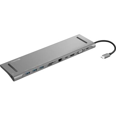 Sandberg 136-31 Aluminium USB-C 10-in-1 Docking Station Sandberg 136-31 Aluminium USB-C 10-in-1 Docking Station