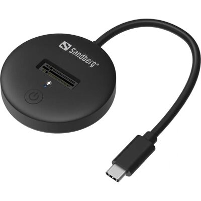 Sandberg 136-47 lagringsenhed dockingstation - USB Type-C Sort Sandberg 136-47 lagringsenhed dockingstation - USB Type-C Sort